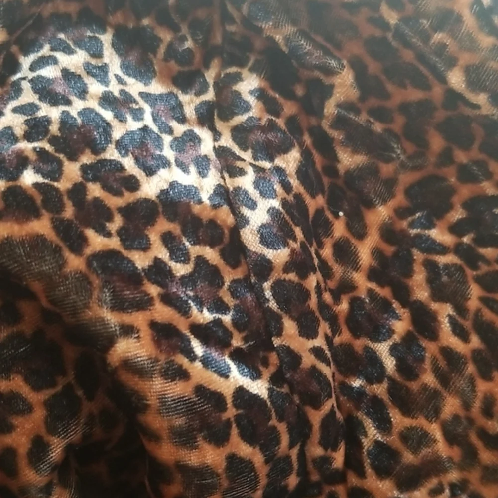 J. Crew Leopard Velvet Wrap Dress NWT
